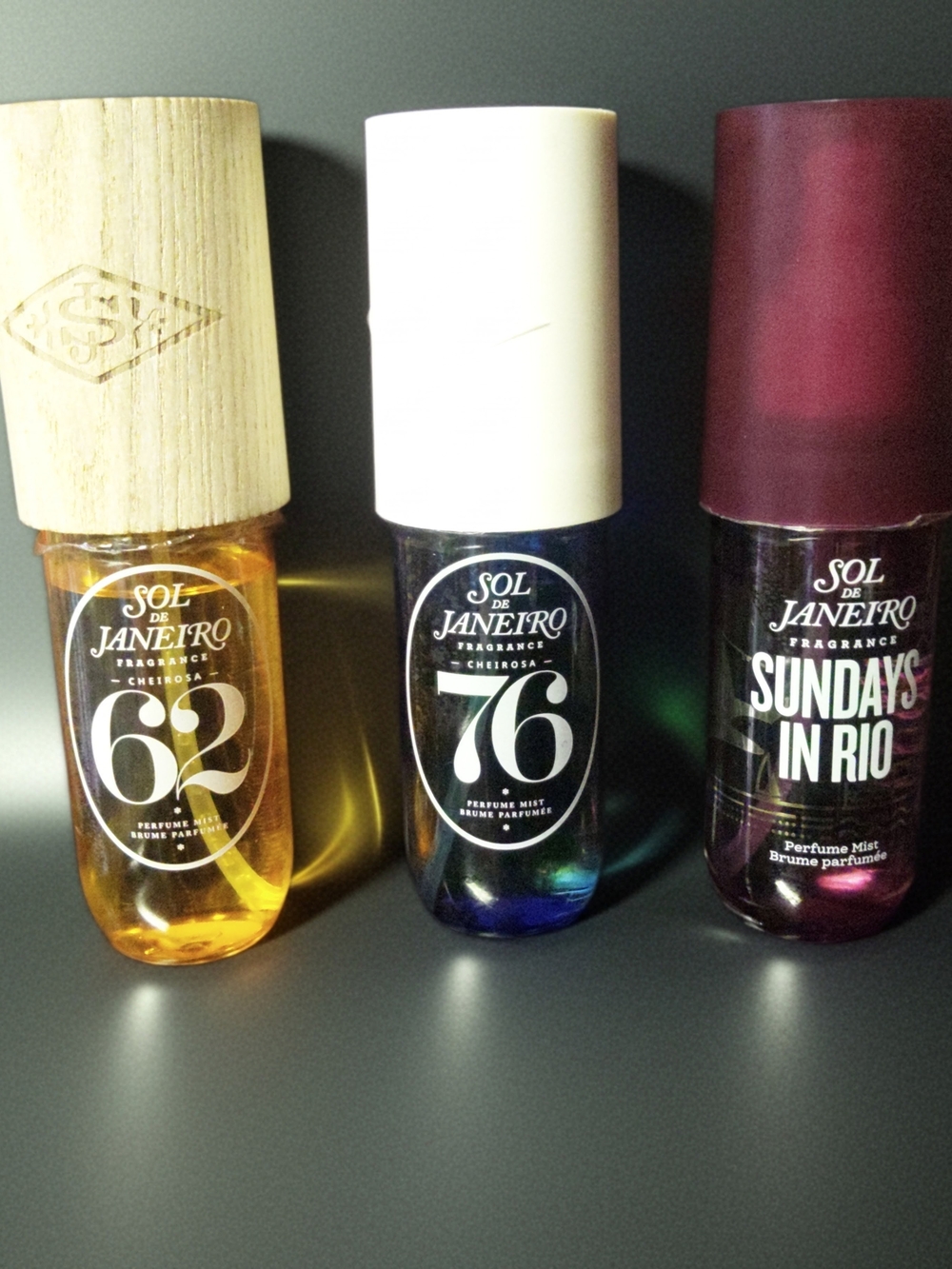 Sol de Janeiro Trio Perfume Mists # 62, #76 & Sunday In Rio.
